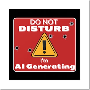 Do Not Disturb Im AI Generati-ng Posters and Art